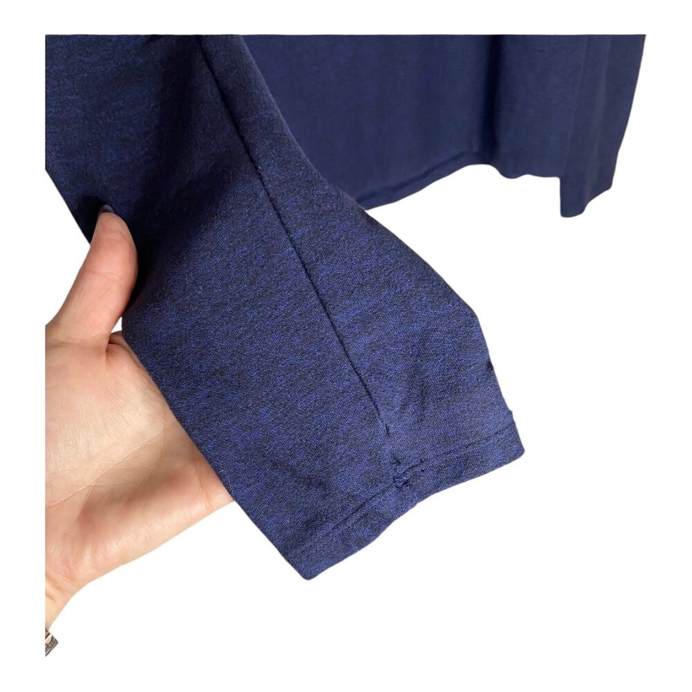 Lululemon Surge Warm 1/2 Zip Heathered Hero Blue Black-sz Medium - Picture 8 of 10